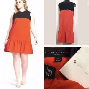 Drop Waist Scallop Dress
